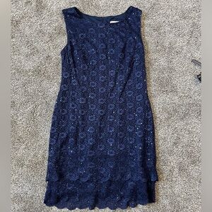 Navy Dress Barn Dress